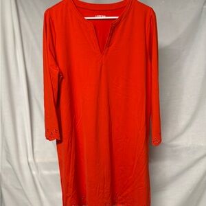 Lands' End Scalloped Lycra Dress
